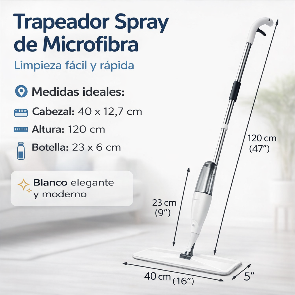 CLEANOVA® Mopa Aurora con Spray