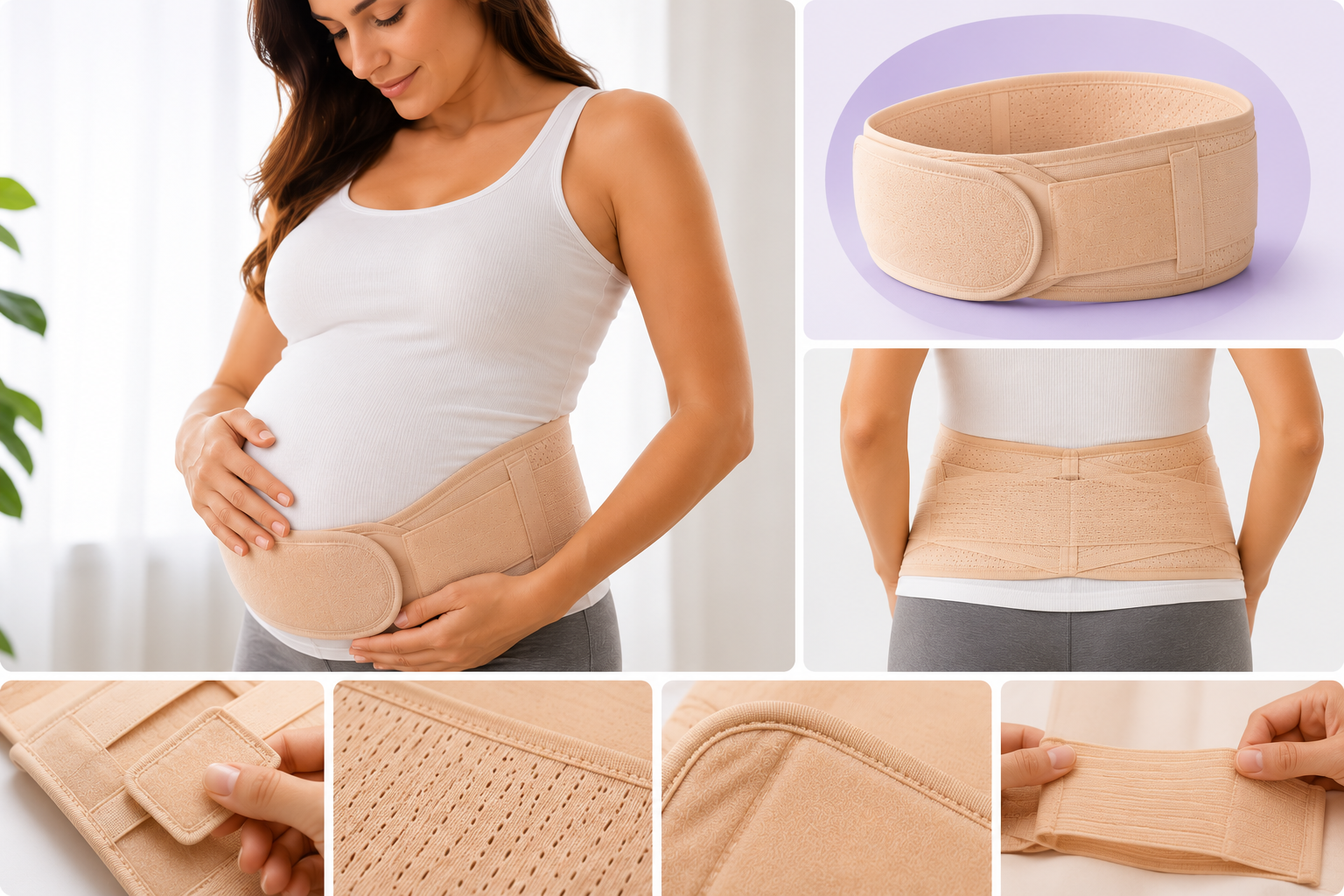 Cinturón de Maternidad – Cómo colocarlo correctamente