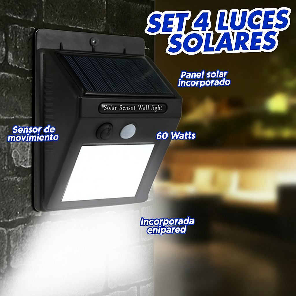 REFLECTOR SOLAR CON SENSOR DE MOVIMIENTO