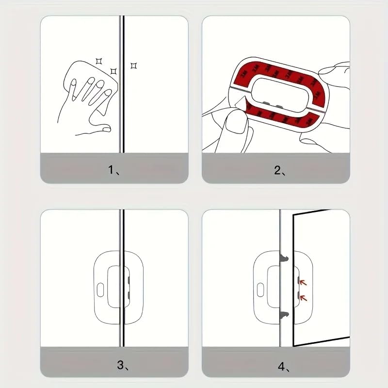 Kit Seguridad Infantil Premium 3 en 1 – Bloqueo Refrigerador + 2 Trancas para Puertas y Ventanas