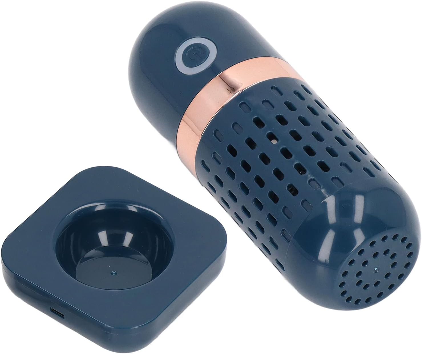 Cápsula purificadora y base separadas