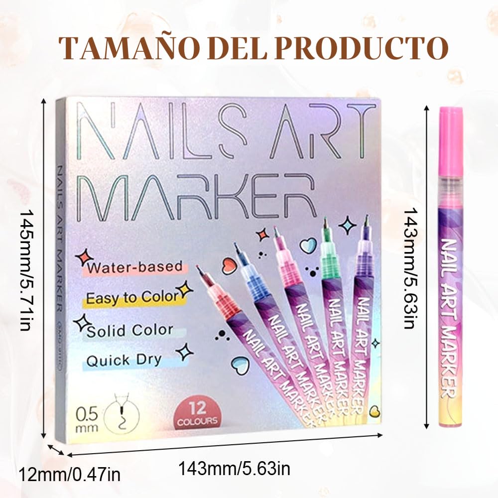 Nail Art Markers – Diseños creativos