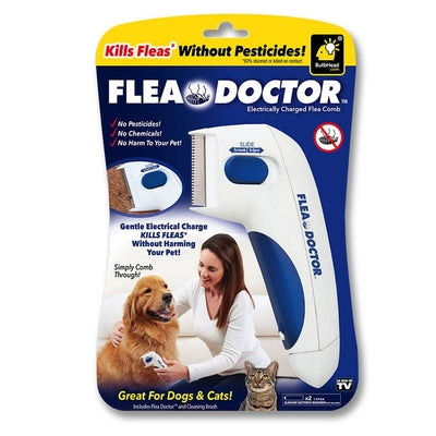 Flea Doctor aplicado en gato atigrado