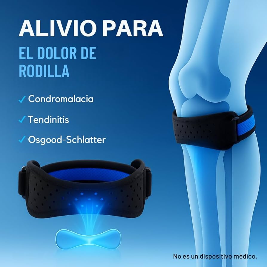 Cinta Rotuliana para Rodilla – Soporte y Alivio al Instante 🦵