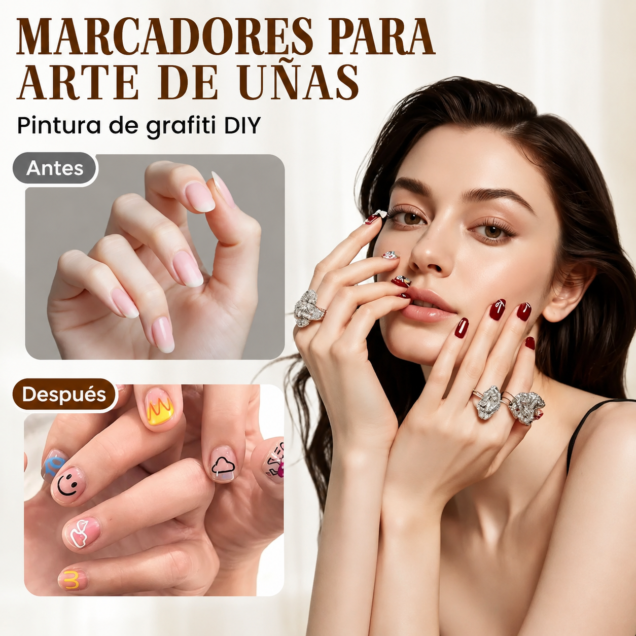 Nail Art Markers – Pintura graffiti DIY