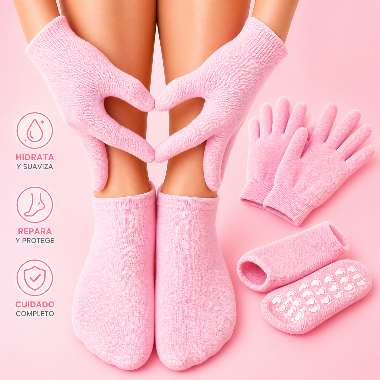 SET DE GUANTES Y MEDIAS DE GEL SPA HIDRATANTE