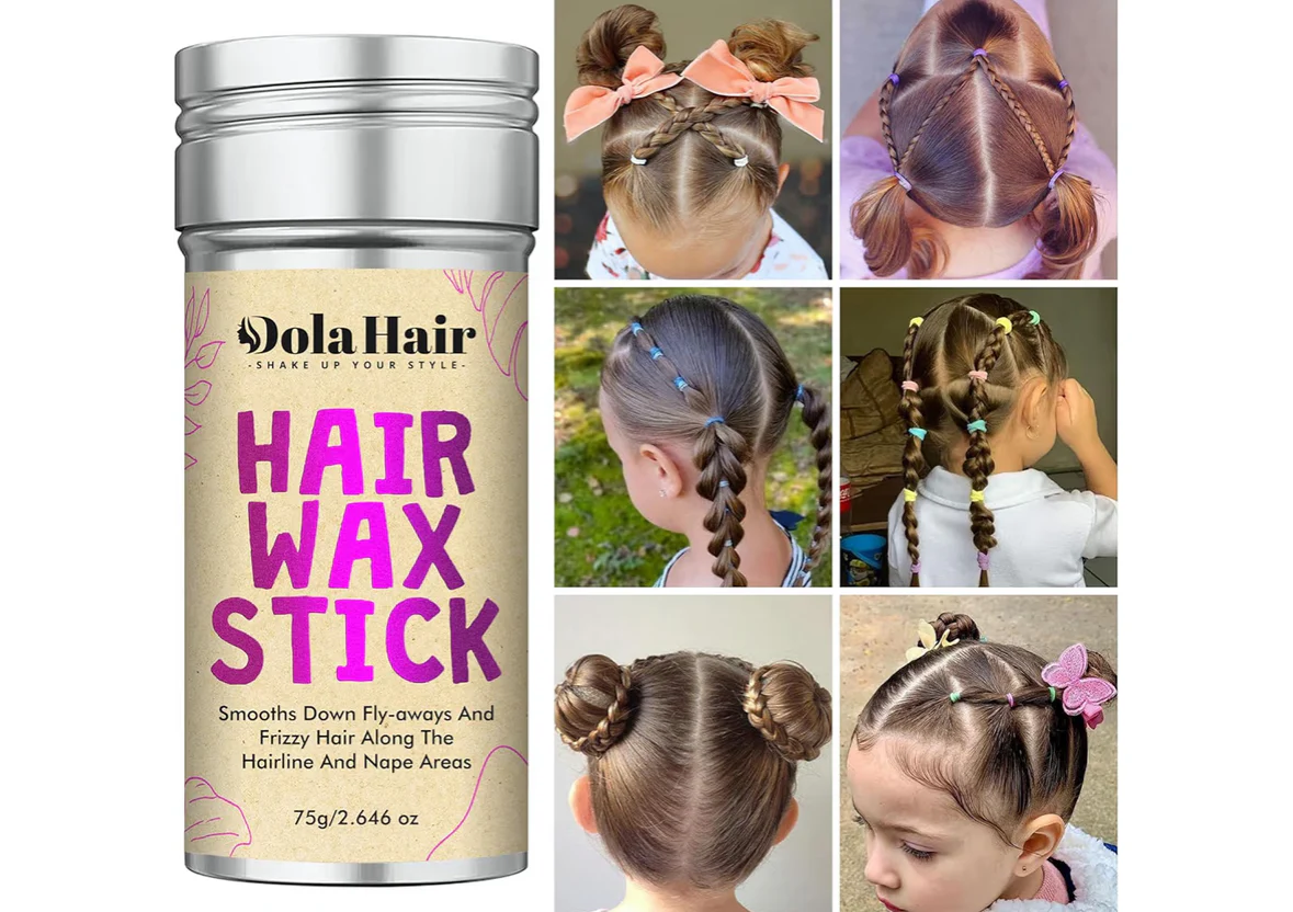 Dola Hair Wax Stick – peinados sleek en niñas: trenzas, moños y coletas