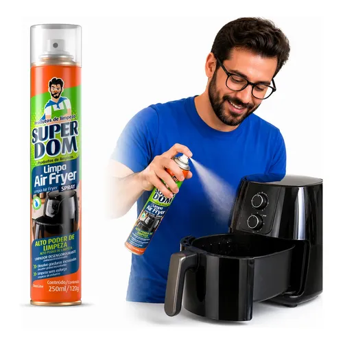 SUPER DOM Limpia Air Fryer - Modo de uso