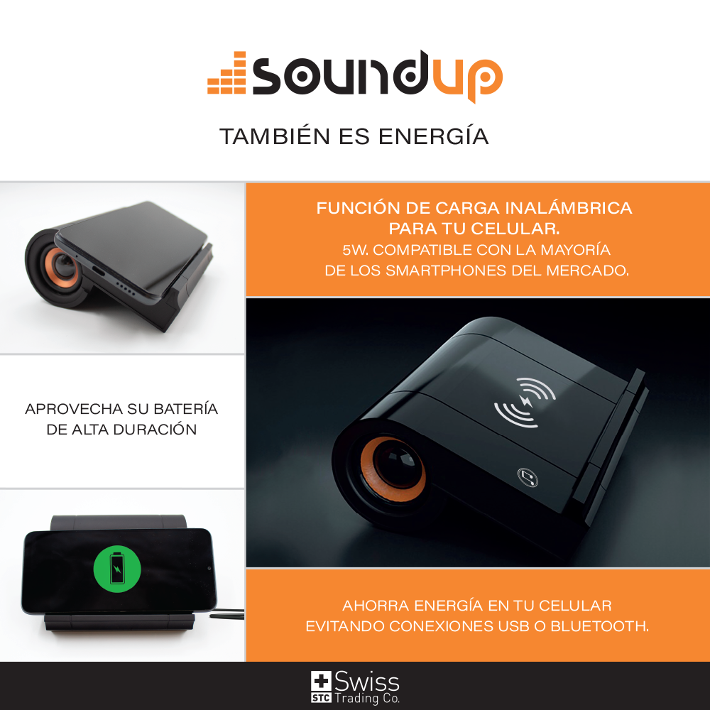 SoundUp – Parlante con Carga Inalámbrica