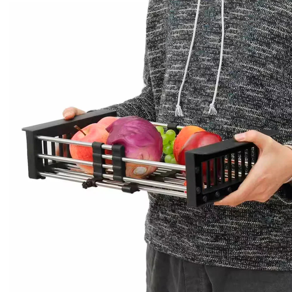 Escurridor Extensible de Acero y Plástico para Pileta | FlexDrain